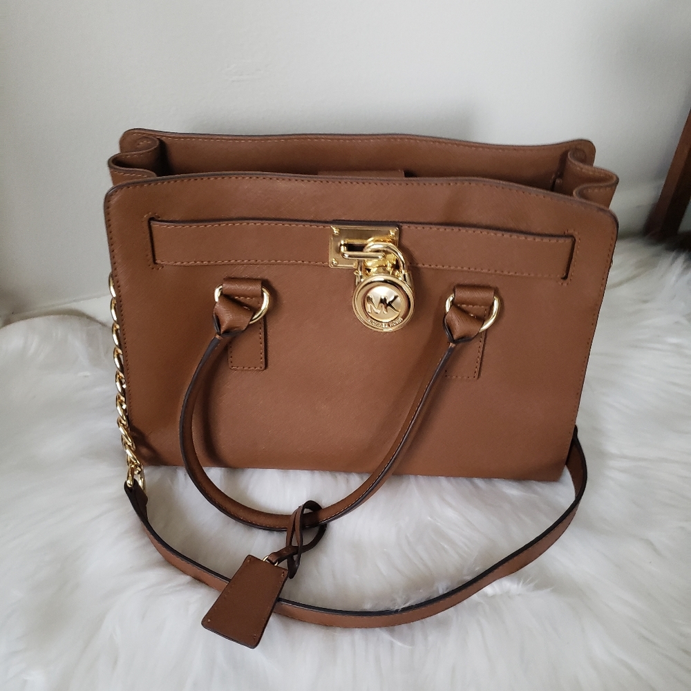 Michael Kors Hamilton Leather Tote - Picture 1 of 7